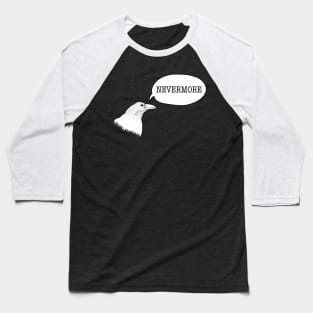 Nevermore (White) Baseball T-Shirt